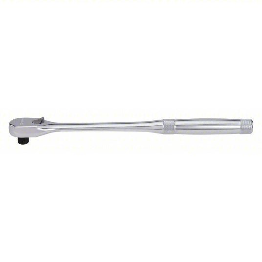 Proto J5250XL Hand Ratchet Pear, Reversing, 11 in Overall Lg, Chrome, 8° Min Arc Swing, 3/8 in Drive Size