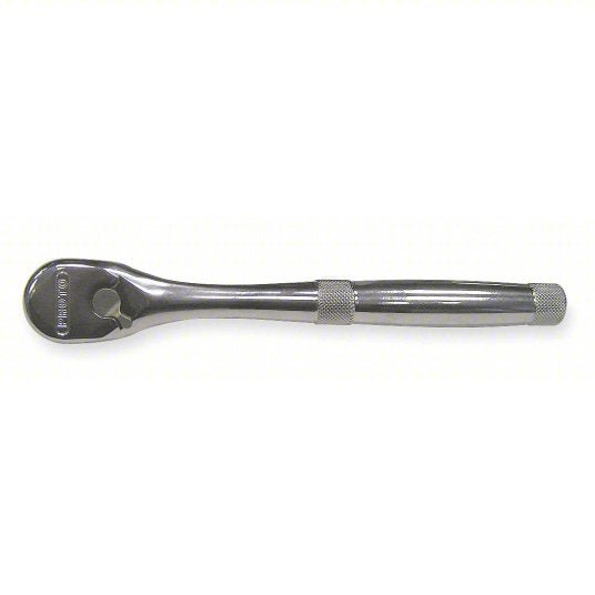 Proto J5449XL Hand Ratchet Pear, Reversing, 10 1/2 in Overall Lg, Chrome, 8° Min Arc Swing