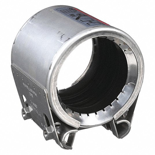 Straub G20650-SI Grip L Pipe Coupling Polished 316 Stainless Steel, For Axial, 3 in Connection