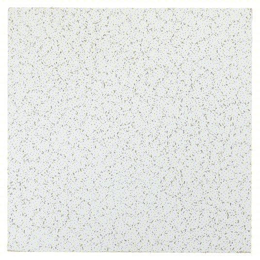 Armstrong 770 Ceiling Tile 24 in x 24 in, Square Lay-In, 15/16 in Grid Size, 0.55 NRC, 16 PK