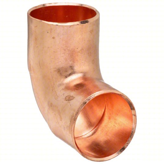 Nibco 607-3/4 Close Rough Elbow Wrot Copper, Cup x Cup, 3/4 in x 3/4 in Copper Tube Size