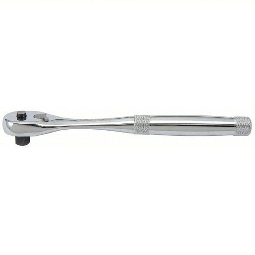 Proto J5449XLQR Hand Ratchet Pear, Reversing, 10 1/2 in Overall Lg, Chrome, 8° Min Arc Swing