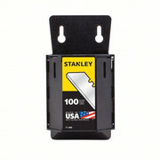 Stanley 11-988 Safety Blade 2 7/32 in Blade Lg, 3/4 in Blade Wd, 0.03125 in Blade Thick, Steel, 100 PK