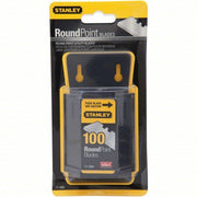 Stanley 11-988 Safety Blade 2 7/32 in Blade Lg, 3/4 in Blade Wd, 0.03125 in Blade Thick, Steel, 100 PK