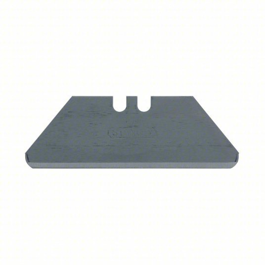 Stanley 11-988 Safety Blade 2 7/32 in Blade Lg, 3/4 in Blade Wd, 0.03125 in Blade Thick, Steel, 100 PK