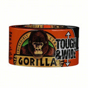 Gorilla 106425 Heavy Duty Duct Tape, 2.88 in W x 25 yd L , Black, 1 PK