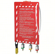 Brady LOCB Lockout Clipboard 30 in Overall Ht, 24 in Overall Wd, English