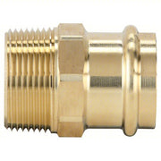 Viega 79285 Adapter Bronze, Press-Fit x MNPT, 2 in Copper Tube Size, 1 1/2 in Pipe Size