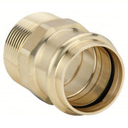 Viega 79285 Adapter Bronze, Press-Fit x MNPT, 2 in Copper Tube Size, 1 1/2 in Pipe Size