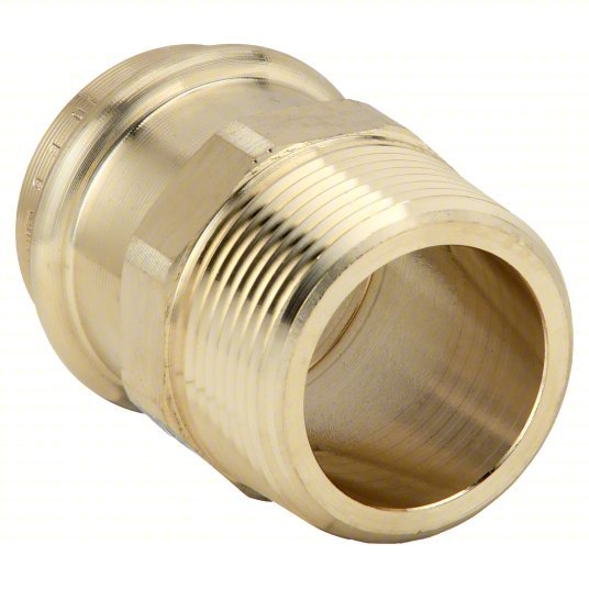Viega 79285 Adapter Bronze, Press-Fit x MNPT, 2 in Copper Tube Size, 1 1/2 in Pipe Size