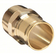 Viega 79395 Adapter Bronze, FTG x MNPT, 3/4 in Copper Tube Size, 3/4 in Pipe Size
