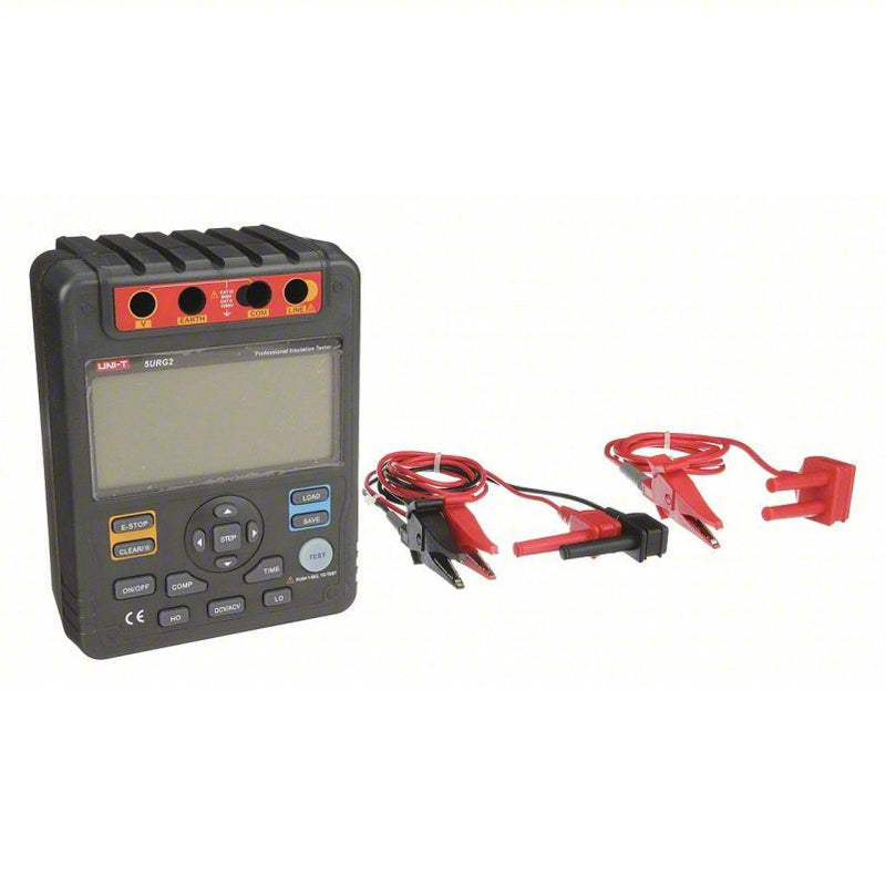 UNI-T RW5URG2 Megohmmeter 0.1 megaohm to 10 gigohm, CAT II 1000V/CAT III 600V, Digital, LCD