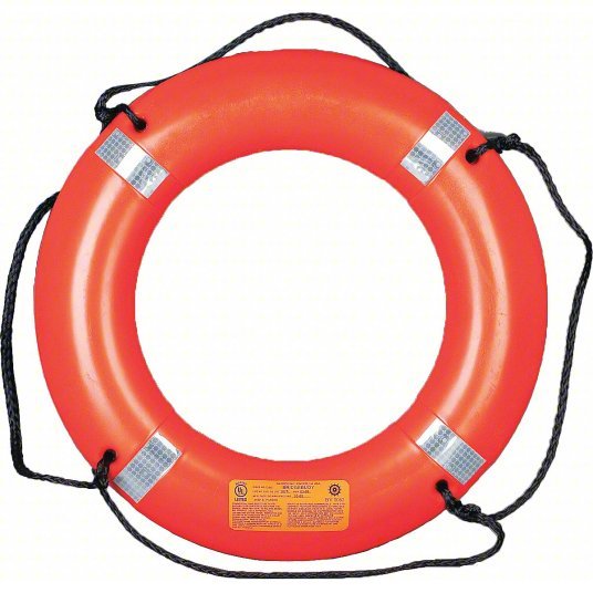 Mustang MRD030-2-0-311 Survival Ring Buoy Low Density Polyethylene (LDPE)