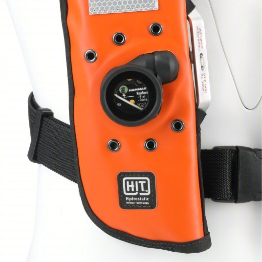 Mustang Survival MD318802-2-0-235 Life Jacket Orange, Type V, 38 lb Buoyancy, SOLAS-Grade Reflective, Universal