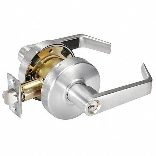 Yale AU4607LN x 626 Lever Lockset, Mechanical, Entrance - Redwood.KV5VRT9