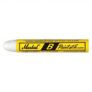 Markal 80220 Paint Crayon Rough Surfaces, 17 mm Tip Wd, White, Wood Holder, 12 PK