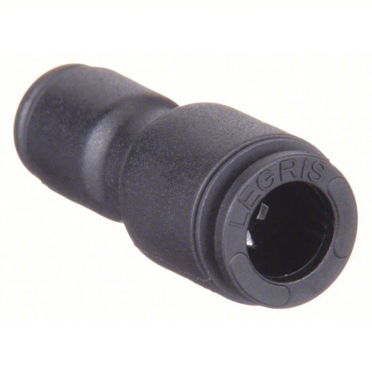 Legris 3106 04 56 Unequal Union Nylon, Push-to-Connect x Push-to-Connect, For 5/32 in x 1/4 in Tube OD, Black, 10 PK