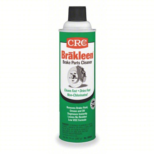 CRC 05084 Brake Parts Cleaner Solvent, Aerosol, Non-Chlorinated, Flammable, Aerosol Spray Can, Brakleen