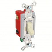Hubbell HBL1224I Wall Switch Toggle Switch, 4-Way, Ivory, 20 A, Screw Terminals