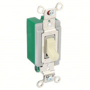 Hubbell HBL3031I Wall Switch Toggle Switch, Single Pole, Ivory, 30 A, Screw Terminals - Redwood.KV5Z809