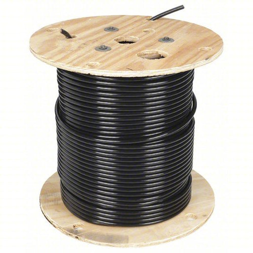 Southwire 20502101 Building Wire, THHN, 2 AWG, 500 ft, Black, Nylon Jacket, PVC Insulation