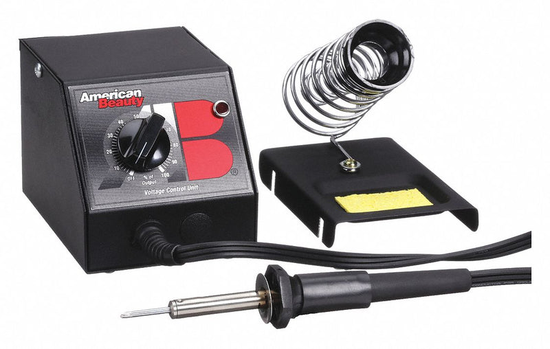 American Beauty V36GS3 Soldering Station, 1 Channel, 20W, 350-800°F, Hardwired Iron, 3 Tips, Series 500