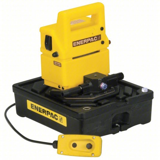 Enerpac PUJ1201B Hydraulic Electric Pump 10,000 psi Max. Op Pressure, 20 cu in/min Max. Flow Rate, 115V AC