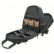 CLC 1134 Tool Backpack 8 Outside Pockets, 36 Inside Pockets, 13 1/4 in Overall Wd, 13 1/4 in Overall Dp