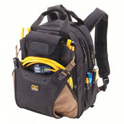 CLC 1134 Tool Backpack 8 Outside Pockets, 36 Inside Pockets, 13 1/4 in Overall Wd, 13 1/4 in Overall Dp