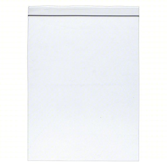 Redwood RW5ZW46 Reclosable Poly Bag 4 mil Thick, 9 in Wd, 12 in Lg, Dispenser Box, 100 PK