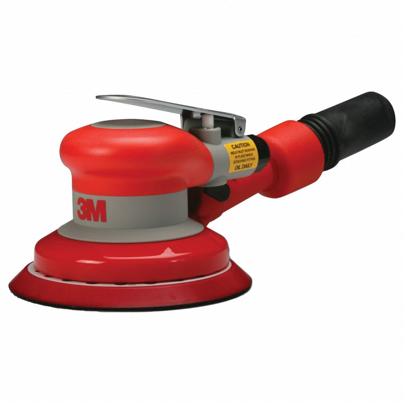 3M 20319 Air Orbital Sander, Hook and Loop, 3/16 in Orbit, Self-Vacuum, 0.3 hp