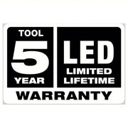 Milwaukee 2352-20 Cordless Stick Light M18, Bare Tool, 300 lm Max., 2 Modes, Hang Hook, Bare Tool