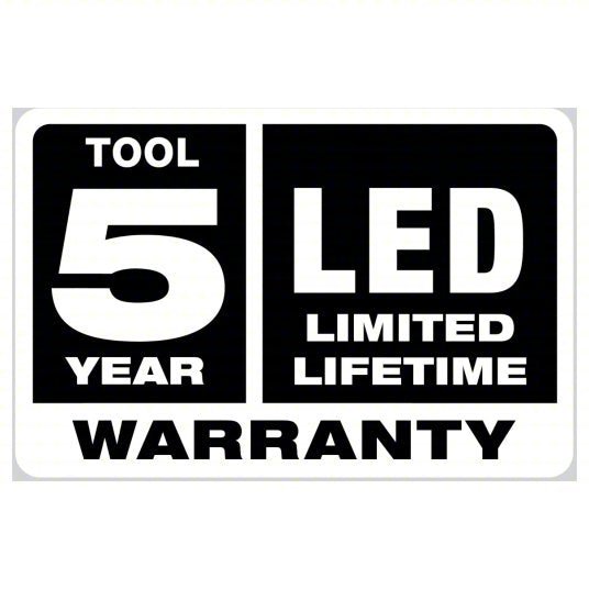 Milwaukee 2352-20 Cordless Stick Light M18, Bare Tool, 300 lm Max., 2 Modes, Hang Hook, Bare Tool