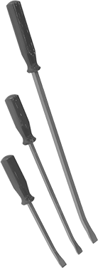McMaster 60025A7 Screwdriver-Style Pry Bar Set, 3 Pieces