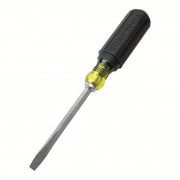 Klein 600-4 General Purpose Slotted Screwdriver 1/4 in Tip Size, 8 1/4 in Overall Lg, 4 in Shank Lg