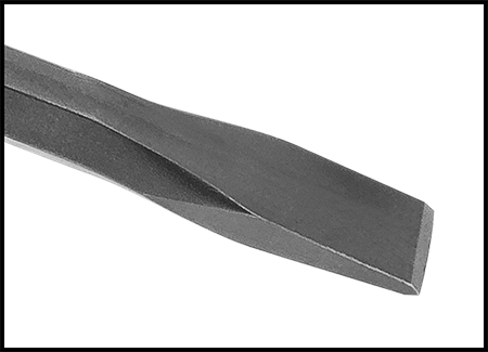 McMaster 5992A13 Nail-Pulling Pry Bar U-Shaped Claw x Offset Chisel End, 24" Overall Length