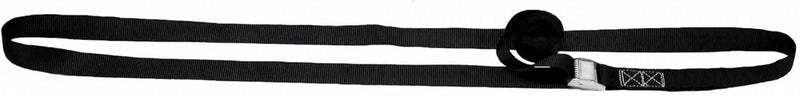 Load Hugger 60108X12 Tie Down Strap, Cam Buckle, Endless, Gen Purpose, 1 in Wd, 330 lb WLL, Black, 12 ft Lg