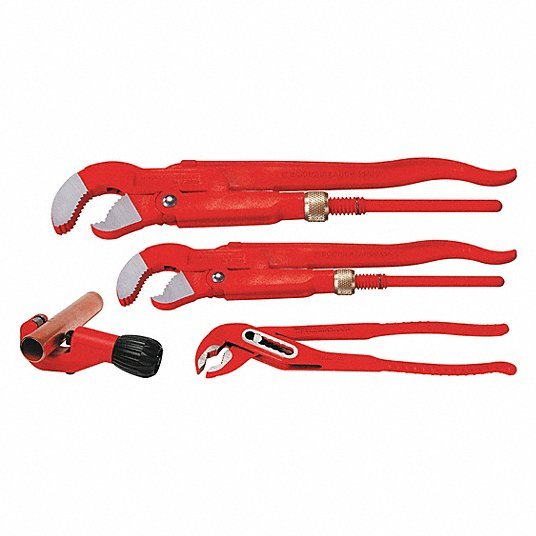 Rothenberger 70135X 6 in L 1 1/2 in Cap. Steel Professional Pipe Wrench-Tube Cutter, S
