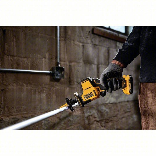 DeWalt DCS312G1 Reciprocating Saw 5/8 in Stroke Lg, 2,800 Max. Strokes per Minute, Straight, Brushless Motor, 12 V