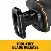 DeWalt DCS312G1 Reciprocating Saw 5/8 in Stroke Lg, 2,800 Max. Strokes per Minute, Straight, Brushless Motor, 12 V