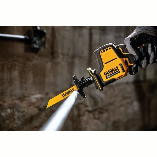DeWalt DCS312G1 Reciprocating Saw 5/8 in Stroke Lg, 2,800 Max. Strokes per Minute, Straight, Brushless Motor, 12 V