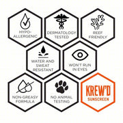 Krew'd by Ergodyne 6351 Sunscreen 50 SPF, Lotion, 8 oz