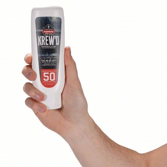 Krew'd by Ergodyne 6351 Sunscreen 50 SPF, Lotion, 8 oz