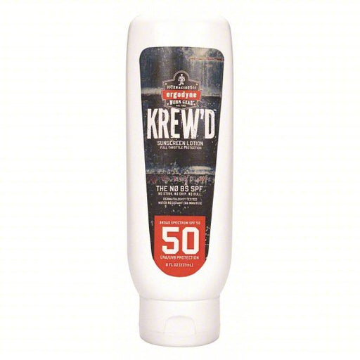 Krew'd by Ergodyne 6351 Sunscreen 50 SPF, Lotion, 8 oz