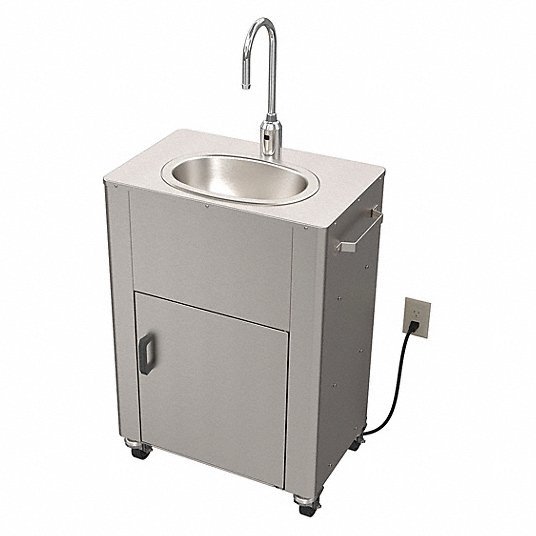 Acorn PS1030F31 Portable Hand Washing Station Wash-Ware, Sensor, 0.5 gpm Flow Rate, 6 gal Gray Water Capacity