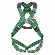 MSA 10206060 Fall Protection Harness Vest Harness, Quick-Connect / Tongue, Mating, 2XL, Padded