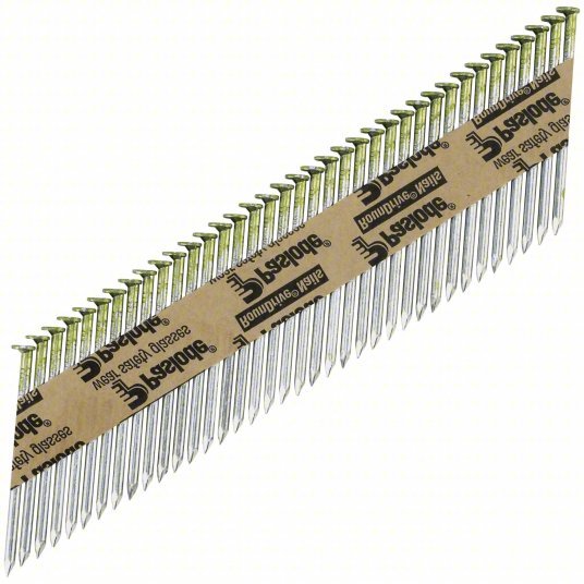 Paslode 650382 Framing Nails, Offset Round, Smooth, 2 3/8 in Overall Lg, 2.375 in Shank Dia