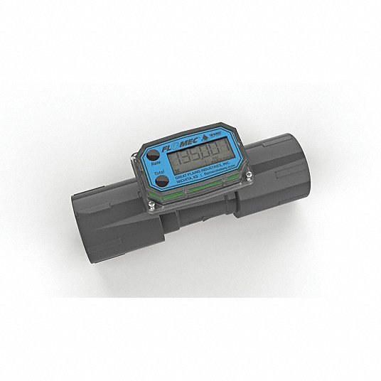 Flomec TM15NQ9GMB Watermeter Flow Meter, Turbine, 1 1/2 in FNPT, 1 1/2 in Connection Size, FNPT, 32°F to 140°F