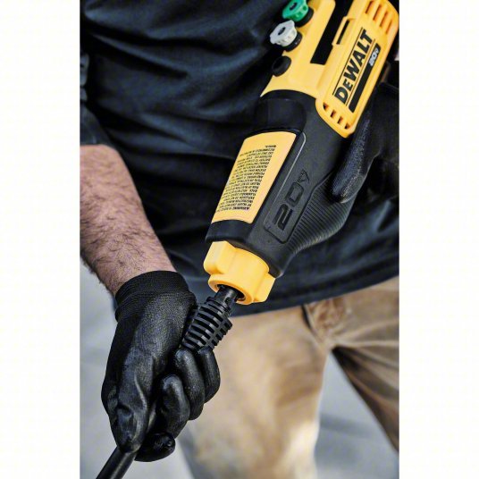 Dewalt DCPW550P1 Cordless Pressure Washer Kit Medium Duty, Hand Held, 550 psi, 1 gpm Flow Rate, 20 V Volt