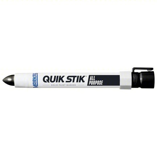 Markal 61050 Paint Crayon Oily Surfaces/Rough Surfaces, 13 mm Tip Wd, Black